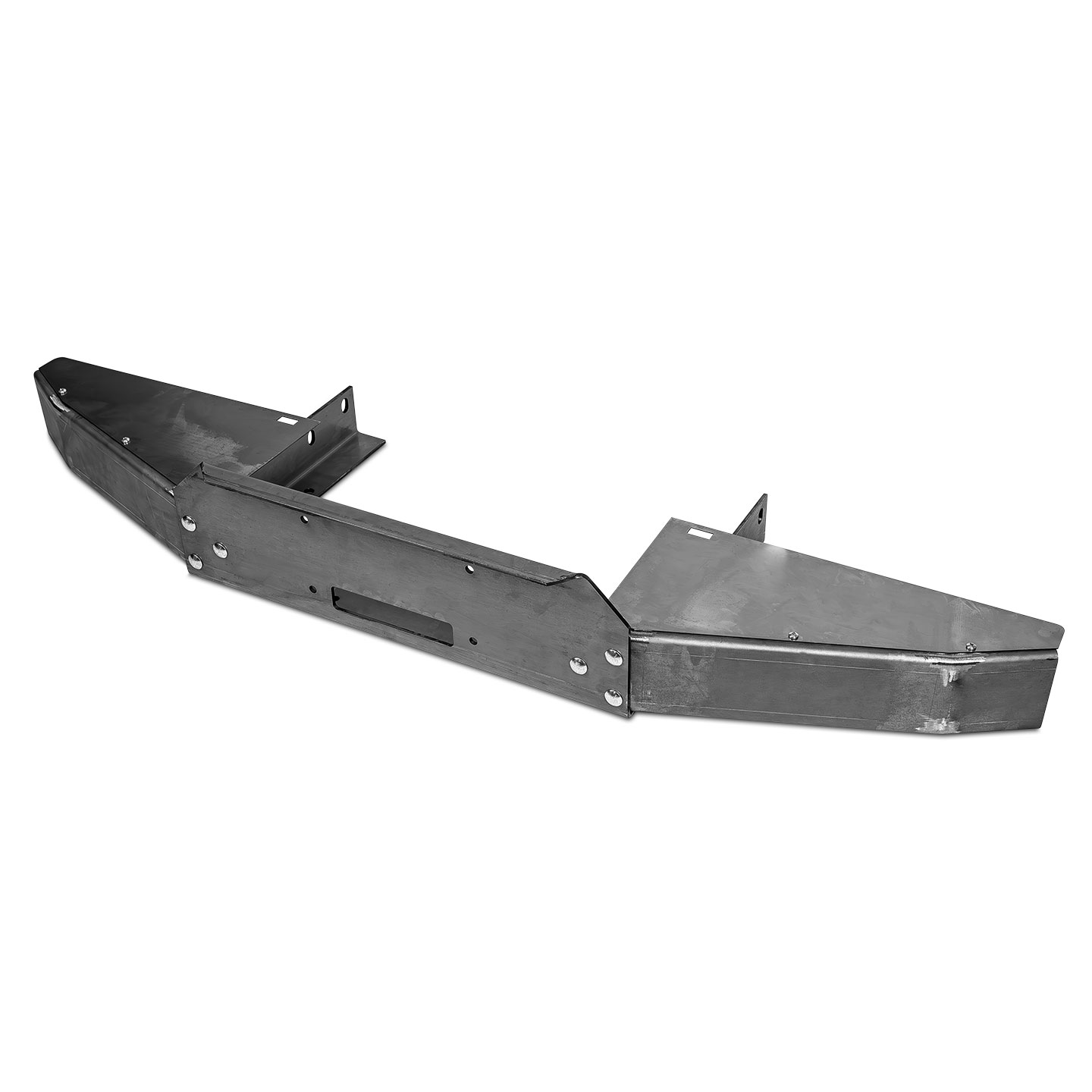 Standard Plate Style Winch Bumper, 66-77 Ford Bronco