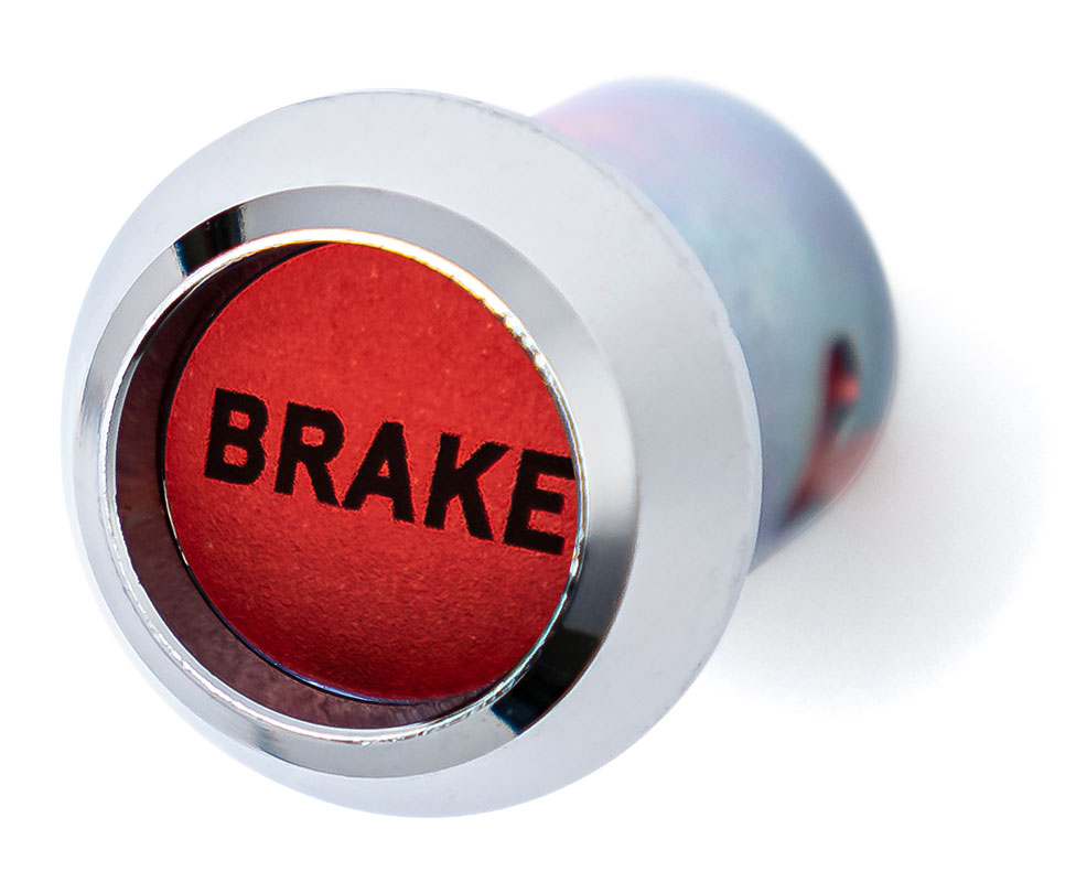 Brake Warning Light Bezel & Lens, 67-77 Ford Bronco