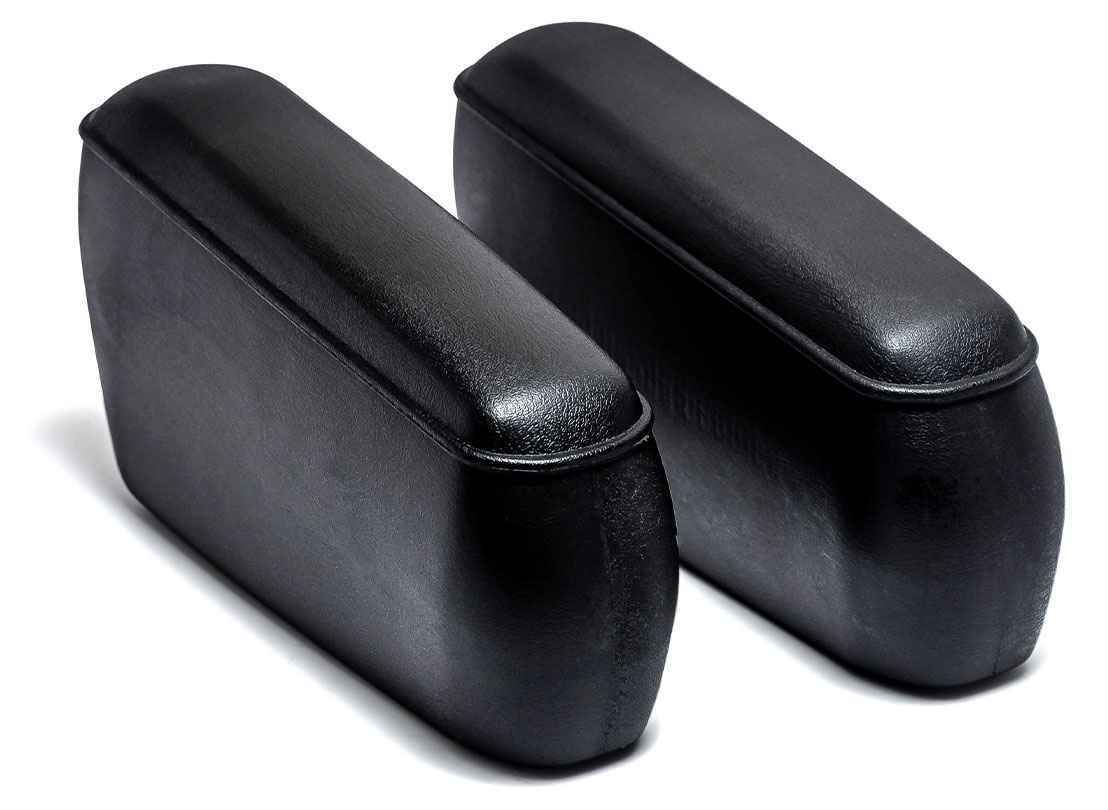 Rear Bench Seat Arm Rests - Black, OE Style, pair