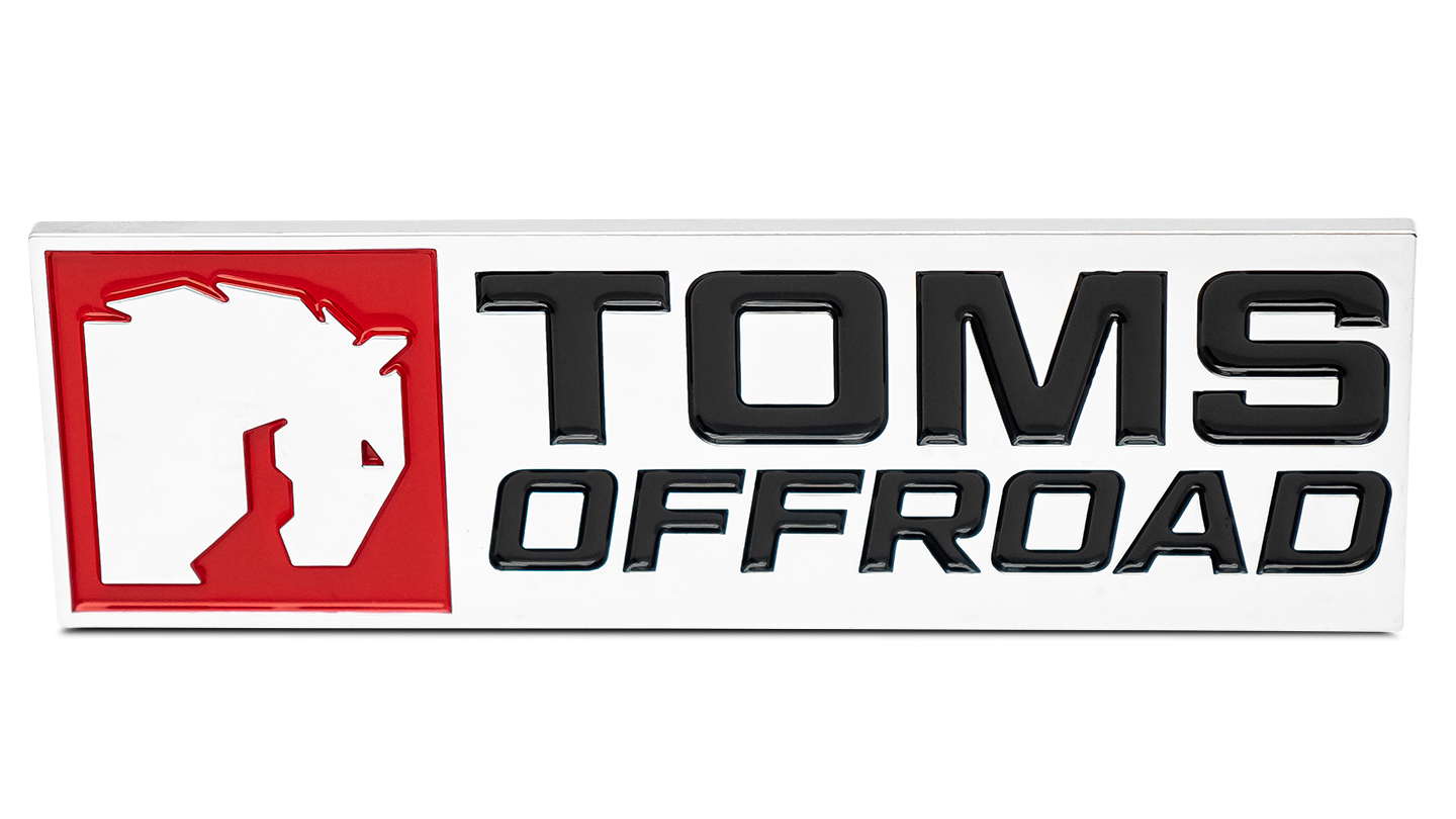 TOMS OFFROAD Chrome Emblem