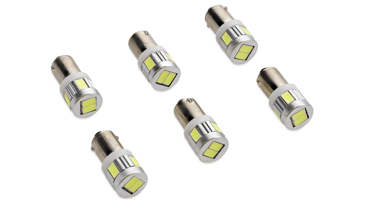 LED Bulb Kit for Dash Gauge Cluster, Super White - 66-77 Ford Bronco