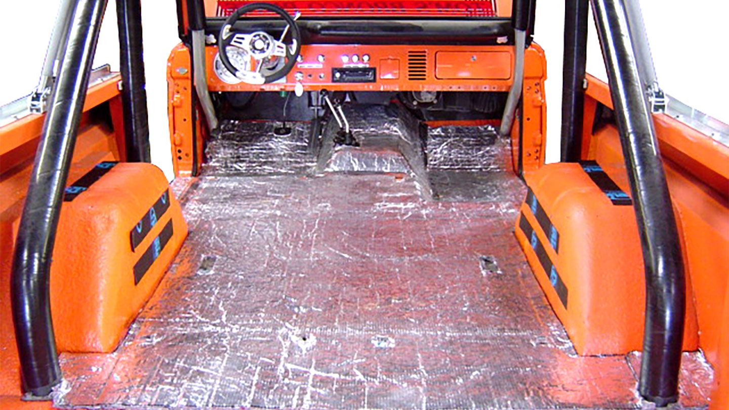 Full Cab Floor Board Insulation Kit, 66-77 Ford Bronco