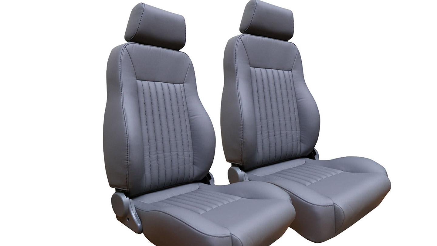 Premium Gray Front Bucket Seats w/Brackets