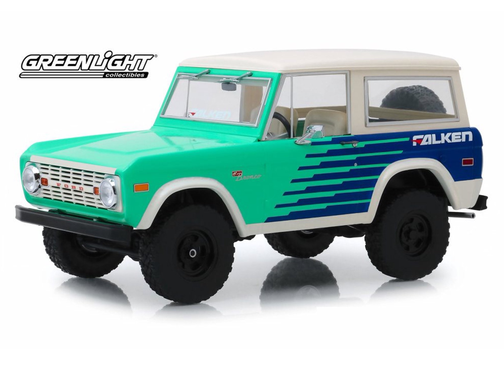 Image for product 1976-ford-bronco---falken-tires-1-18-artisan-greenlight-die-cast