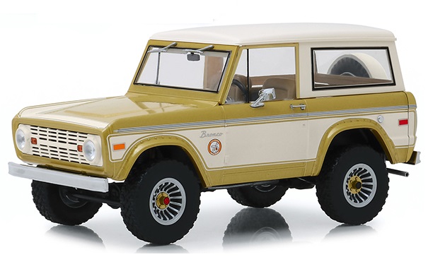 Image for product 1976-ford-bronco---colorado-gold-rush-bicentennial-1-18-artisan-greenlight-die-cast