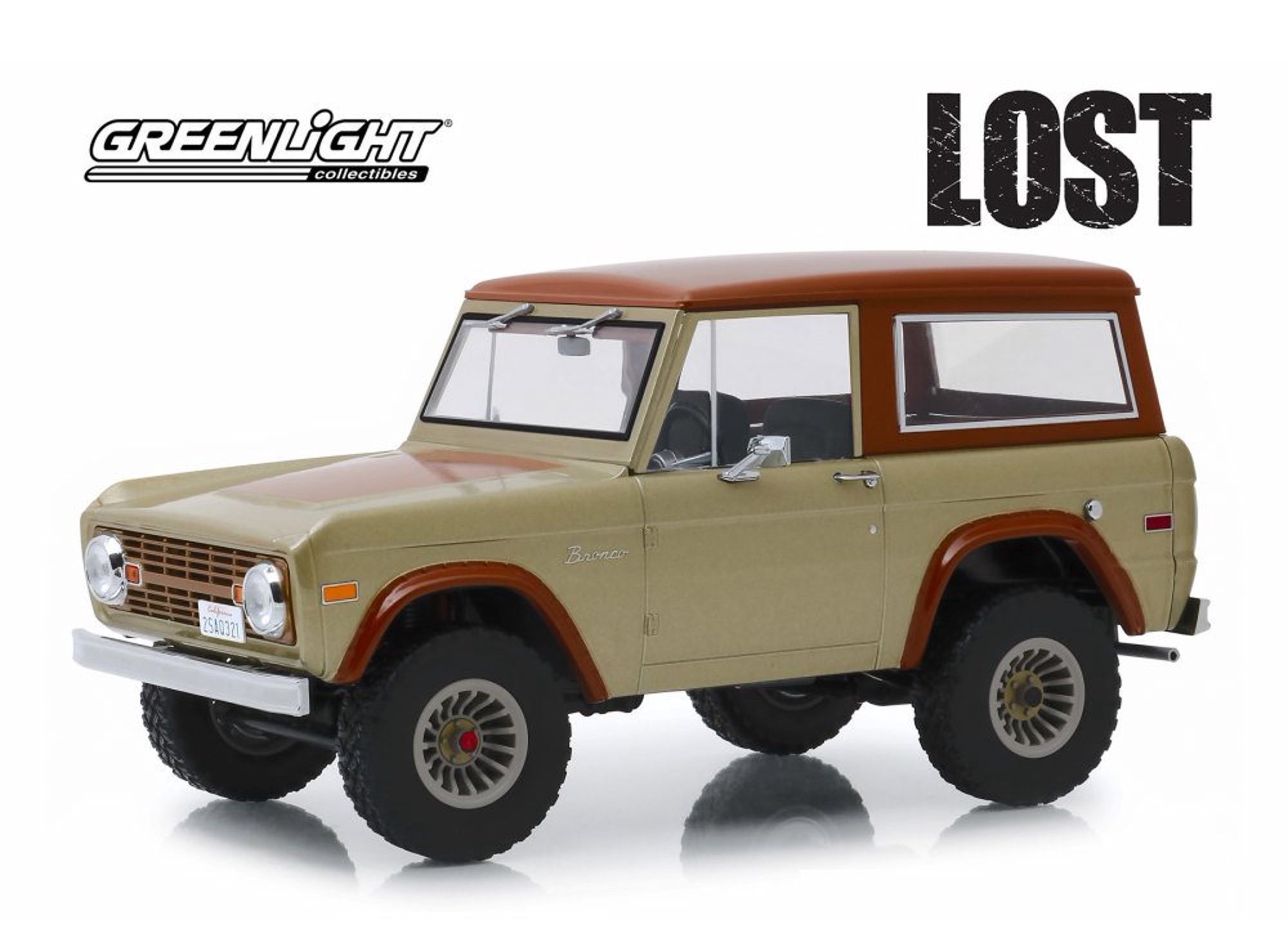 Image for product 8252-L1976-ford-bronco---colorado-gold-rush-bicentennial-1-18-artisan-greenlight-die-cast