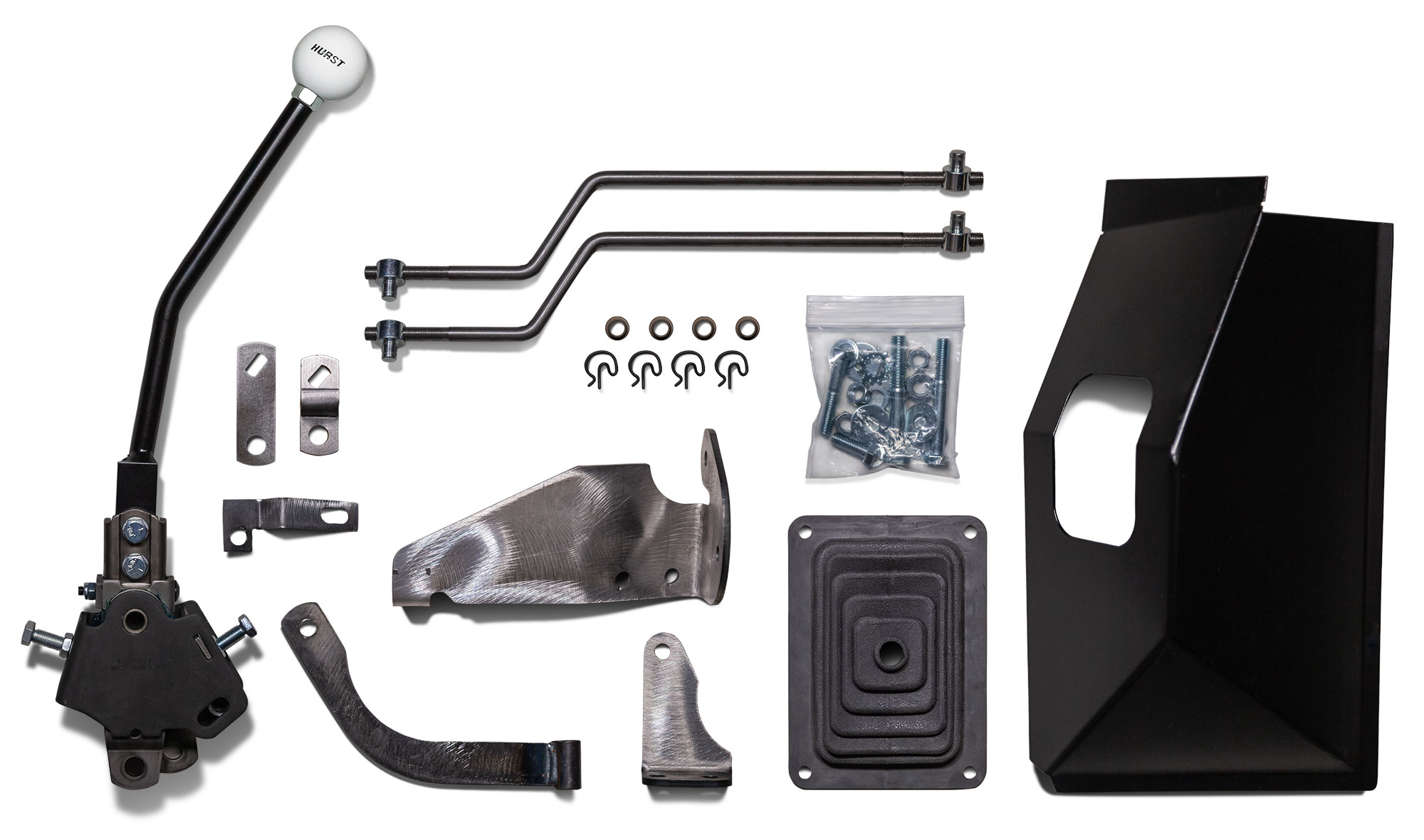 Hurst Floor Shift Kit Manual 3 Speed V8 Toms Bronco Parts