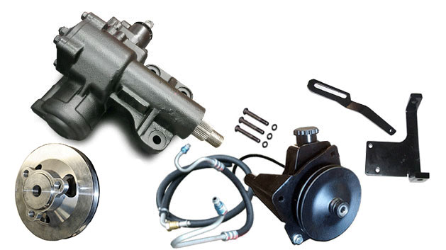 Power Steering Conversion 6 CYLINDER Kit - Close Ratio - TOMS OFFROAD