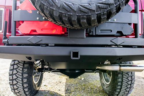 Goliath Rear Impact Series Bumper W Full Swing Away Tire