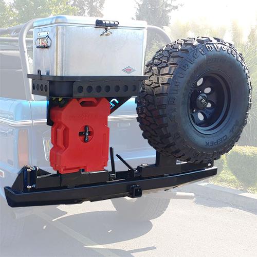 Impact Series Rear Bumper W Swing Away Tire Rotopax