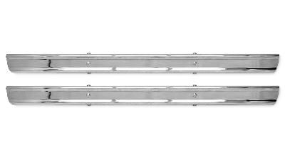 stock chrome bumpers with bolt kits oe quality front and rear
