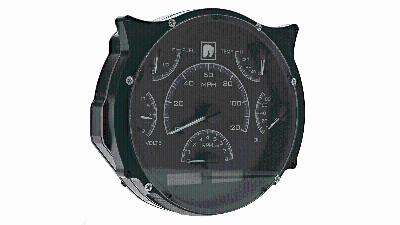 black Dakota speedometer