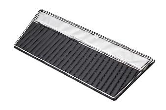 door panels deluxe black with mylar for 68-77 ford bronco