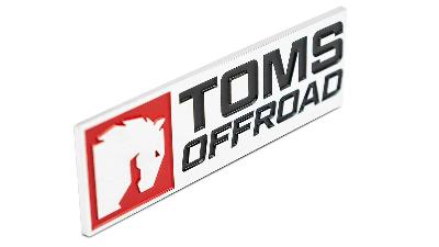 1316A TOMS OFFROAD Chrome Emblem 