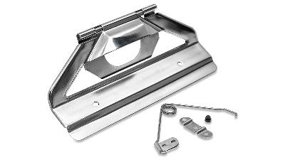 Rear license plate bracket assembly for classic Ford Broncos.