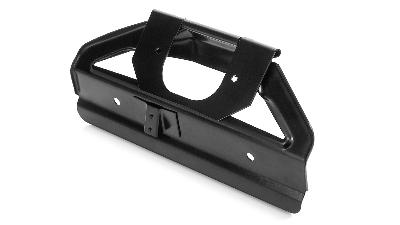 Black rear license plate mount bracket for classic Ford Broncos