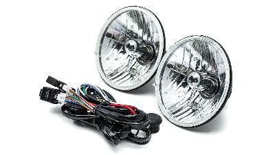 7 inch round H4 LED headlights for classic Fords