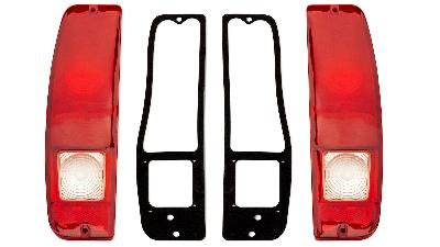 tail light lenses and gaskets for 67-77 bronco