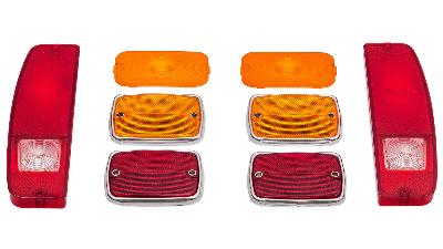 first gen bronco outer lens kit with amber turn signal lenses