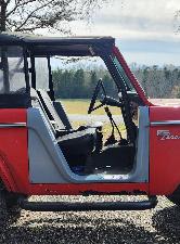 early ford bronco door insert installation example