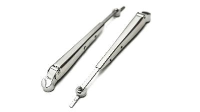 polished stainless wiper arms