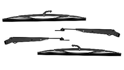 after market black stainless wiper arm and blade kit
