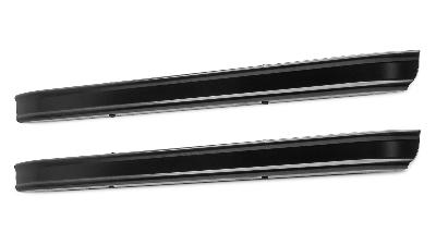 front and rear oe quality stock black bumpers for ford bronco