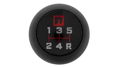 classic ford bronco toms offroad custom 5 speed shifter knob, top view