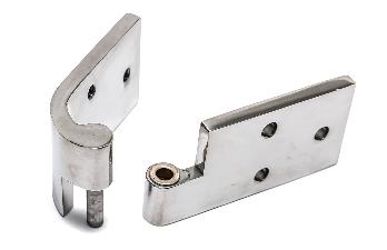 STAINLESS DOOR HINGE SHIM — Agaso Outdoor, Early Ford Bronco Restoration, California