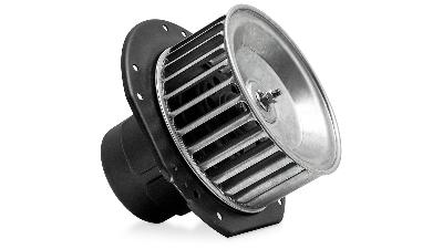 heater blower motor with squirrel cage