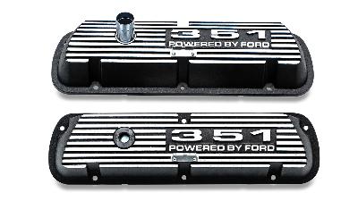 Ford 351W V8 valve covers for classic Ford Bronco.