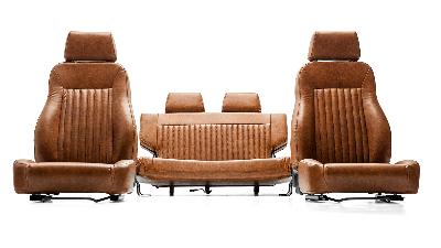 High end leather style seats for classic Ford Broncos