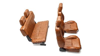 Early Bronco custom leatherette seats