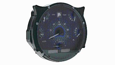 Blue dakota digital speedometer