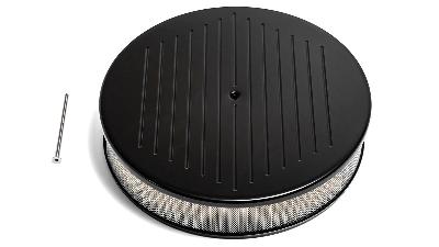 early ford bronco black low pro air cleaner
