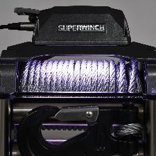 Superwinch SX10000 with Wire Rope Light