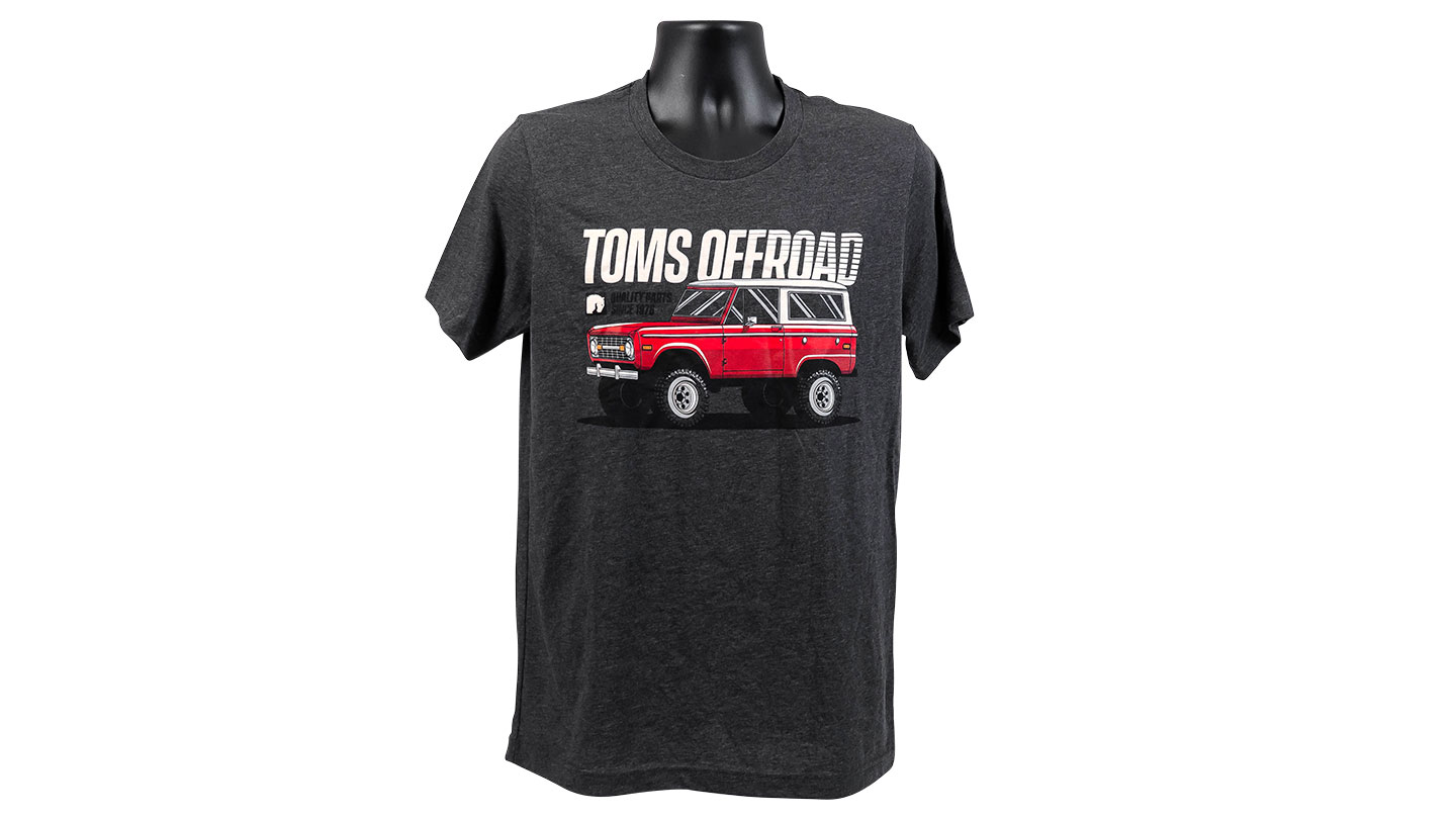 TOMS OFFROAD T-Shirt - Charcoal Heather