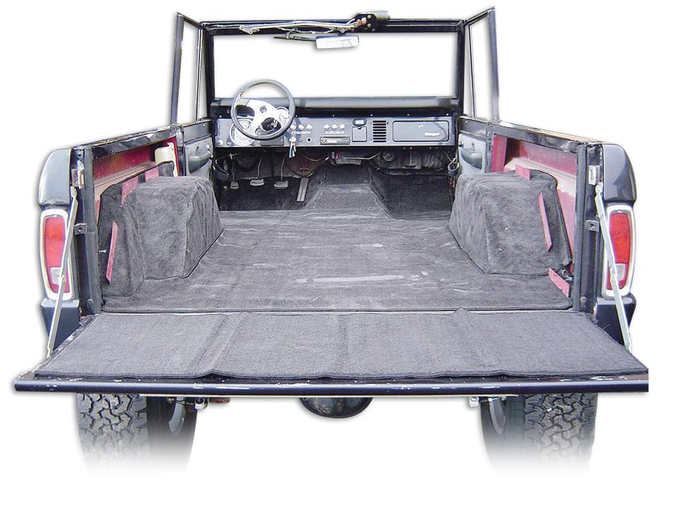 STANDARD Black or Gray Full Carpet Kit, 77 Bronco - Toms Bronco Parts