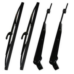 Wiper Arm & Blade Kit, Flip Style, Black STAINLESS