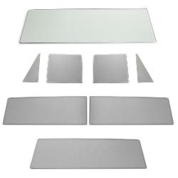 Complete Glass Kit for 66-77 Broncos w/Full Hard Top, OE Quality, Tinted