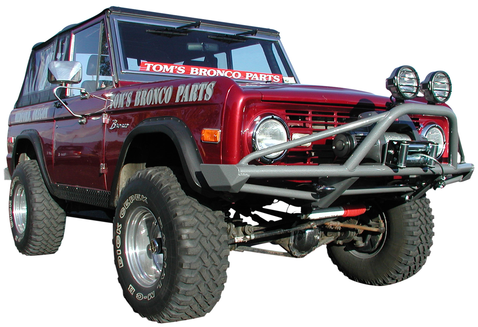 66 77 Ford Bronco Bumpers Custom Or Stock Toms Bronco Parts